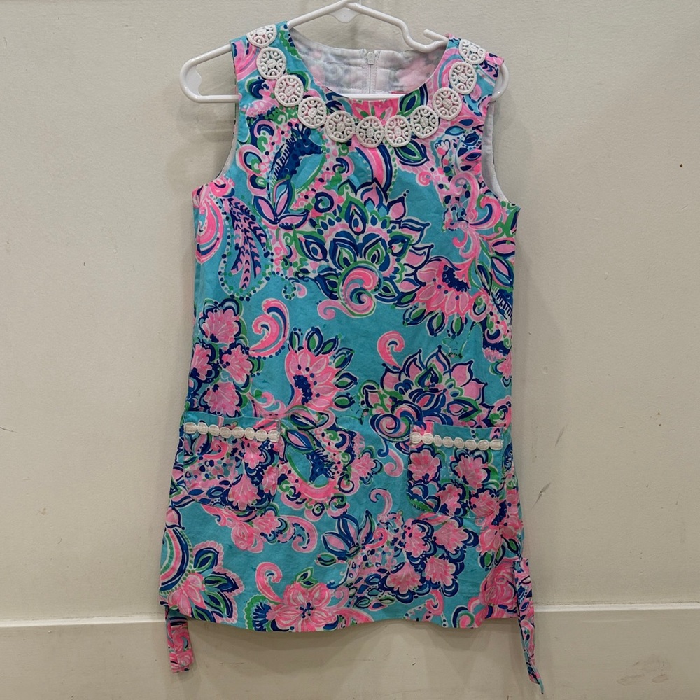 Lilly Pulitzer Pink and Blue Kids Dress